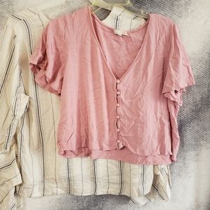 Button up blouse bundle